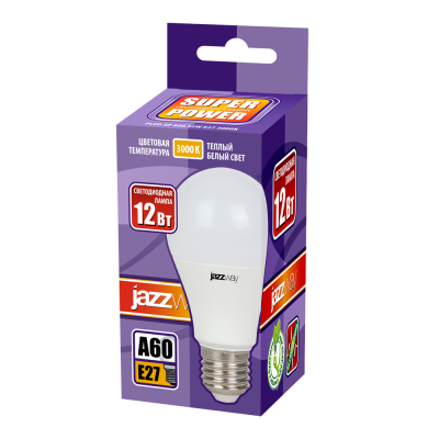 Лампа светодиодная PLED- SP A60 12w E27 3000K 230/50 — вид 2