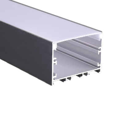 Профиль PAL 5035-BLACK (комплект) накладной 2м анод.