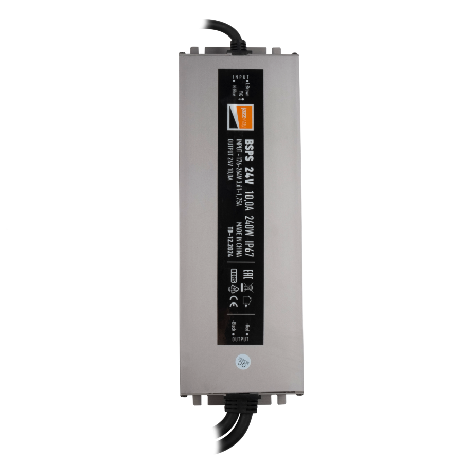 BSPS 24V 10,00A=240W IP67 5 л.гар. Jazzway