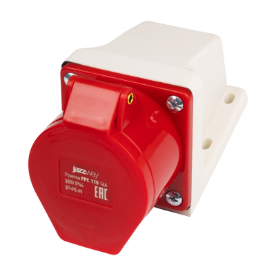 Розетка cтационарная для открытой установки PPC 115 3Р+РЕ+N 16А 380В IP44