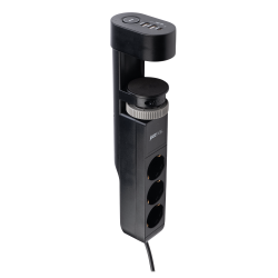 JAZZway ETD-03U-150-bk (3 x 1,5) заземл., выкл.