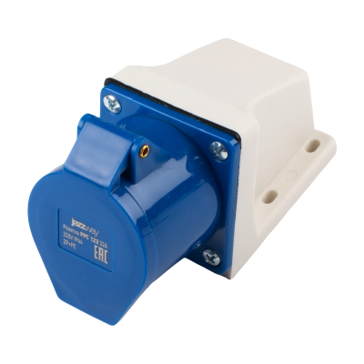 Розетка cтационарная для открытой установки PPC 123 2Р+РЕ 32А 220В IP44