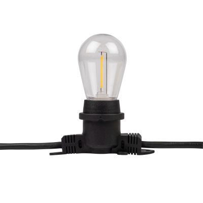Уличная гирлянда PBL-S40/ L12+1.5 Black E27 (универс.крепл) IP65 — вид 3