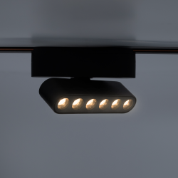 MTR16  1306R  6w 3000K spot 36° BL (чёрный) IP20 Jazzway 
