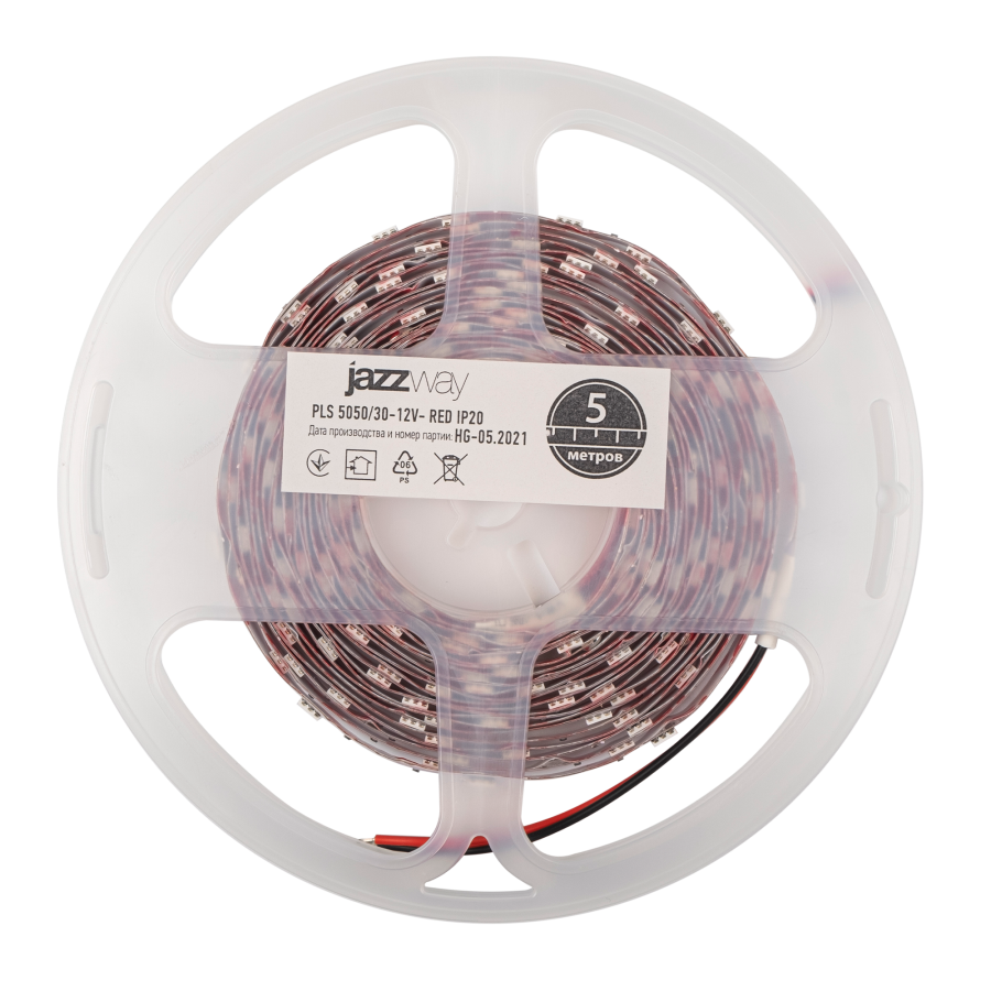 PLS 5050/30-12V  Red  IP20  (5м) Jazzway