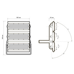 PPI- 02 4*50w 6500K IP65 Jazzway
