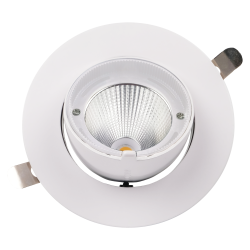 PLED DL4 18W 4000K 24° поворот  White  IP40 Jazzway