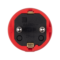 PRC-231-Red 16А 220V IP44 каучук красная Jazzway 