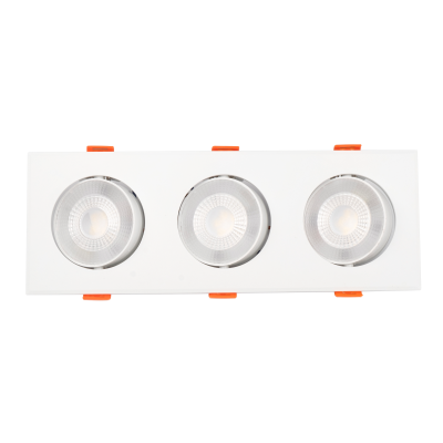 Светильник встраиваемый карданный PSP-S 413 3x8W 4000K 40° White IP40 — вид 3