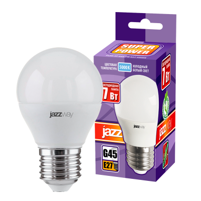 Лампа светодиодная PLED- SP G45 7w E27 5000K 230/50 — вид 3