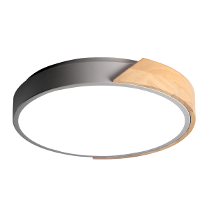 PPB Sсandic-R 24w 4000K GR/W с деревянной планкой IP20 D310*50 Jazzway