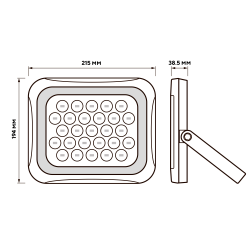 PFL -SA-   50w 6500K 60° IP65 Jazzway