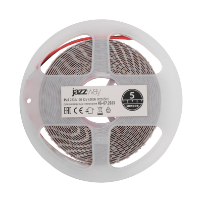 Лента светодиодная PLS 2835/120-12V 4000K IP20 5m (белый)