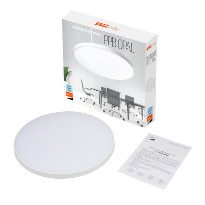 Светильник светодиодный декоративный PPB OPAL 36W 6500K WH d300X55 IP20 — вид 5