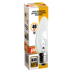 B35  240V  40W  E27  clear Jazzway