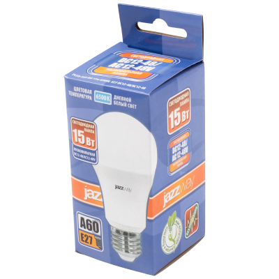 Лампа светодиодная PLED-A60 МО 15w 6500K E27 DC12-48V/AC12-48V (низковольтная) — вид 2