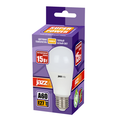 Лампа светодиодная PLED- SP A60 15w E27 3000K 230/50 — вид 2