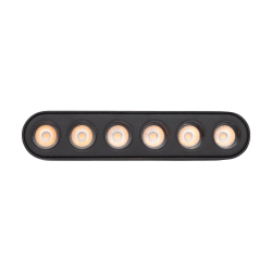 MTR16  1206 6w 3000K spot 36° BL (чёрный) IP20 Jazzway 