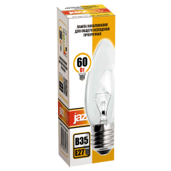 B35  240V  60W  E27  clear Jazzway