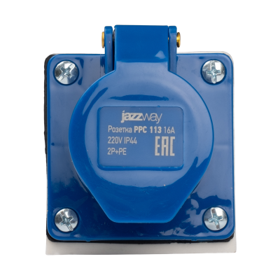 Розетка cтационарная для открытой установки PPC 113 2Р+РЕ 16А 220В IP44 — вид 5