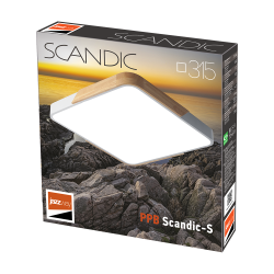 PPB Sсandic-S 24w 4000K GR/W с деревянной планкой IP20 315*315*55 Jazzway