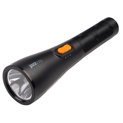 Фонарь ручной JAZZway Accu2-L1W-bk, Li-Ion