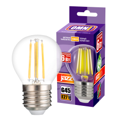 PLED OMNI G45 6w E27 3000K CL 230/50  Jazzway