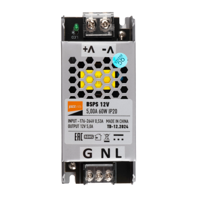Блок питания (драйвер) BSPS 12V5,00A= 60W IP20 2 г.гар.