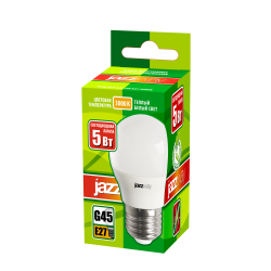 PLED- ECO-G45 5w E27 3000K 400Lm 230V/50Hz  Jazzway