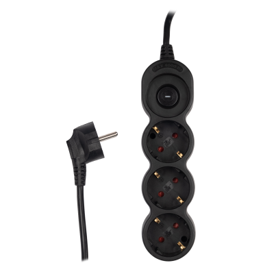 Удлинитель JAZZway EX-03GS-300-bk (3 x 3) заземл., выкл.