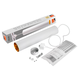 PTR  2310 10w 3000K 30° WH (белый) 400мм на подвесе 1м IP40 Jazzway