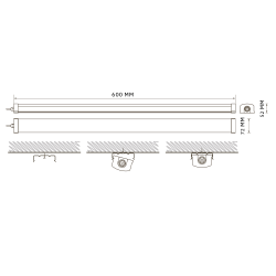 PWP-C3-E1  600 18w 6500K 2160Lm IP65 с БАП (3 г.гар) Jazzwa