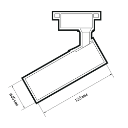 PTR  0610 10w 3000K 24° WH (белый) IP40 Jazzway