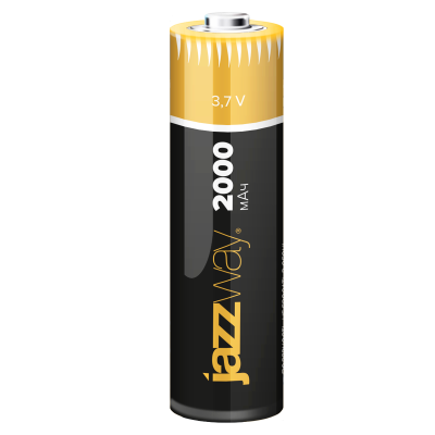 Li-Ion аккумулятор JAZZway 18650 2000 мАч с защитой BL-1 — вид 2