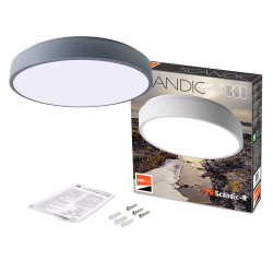 PPB Sсandic-R 24w 4000K GR IP20 D300*50 Jazzway