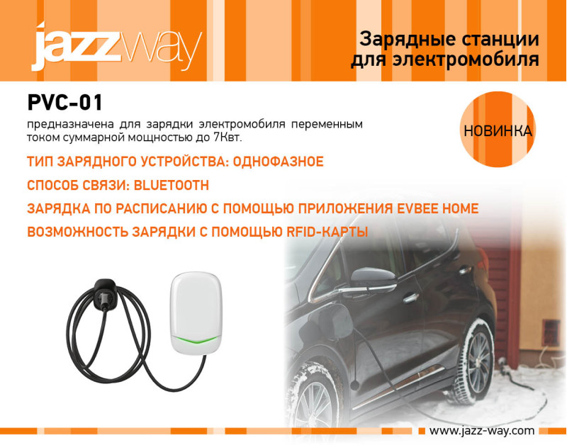 Зарядная станции для электромобиля PVC-01