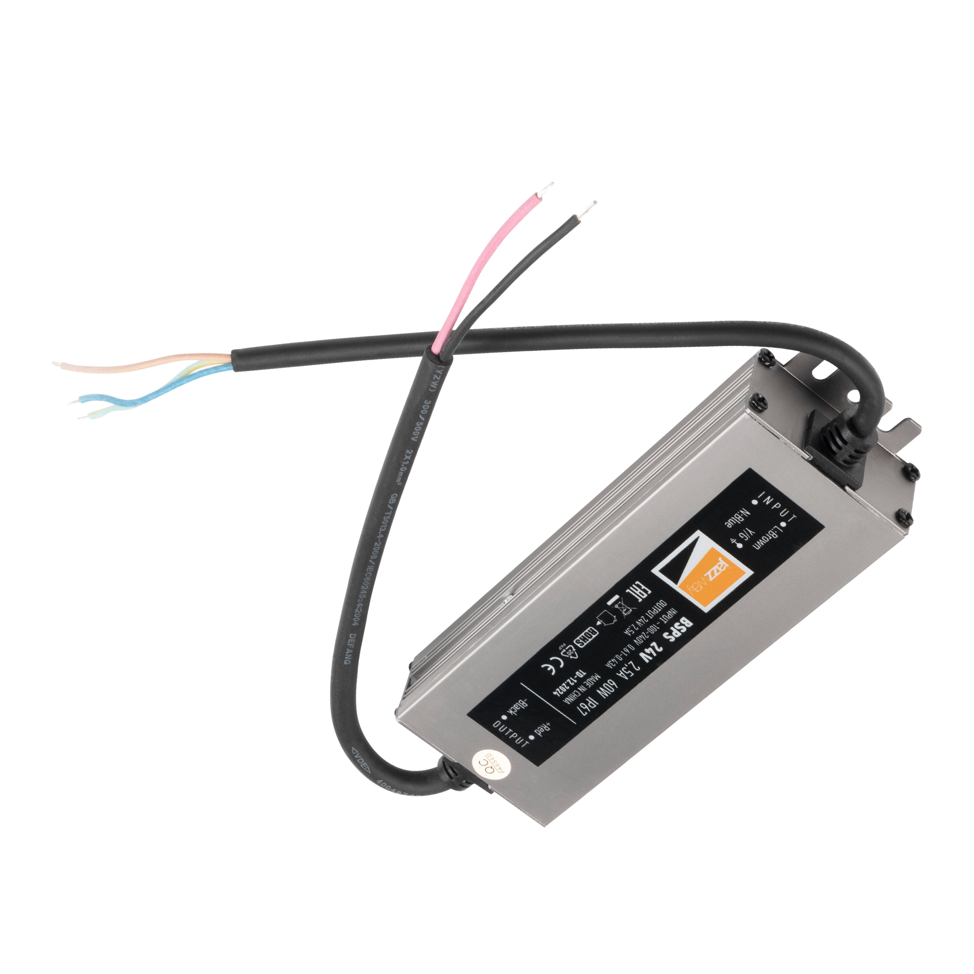 Блок питания IP67 для светодиодной ленты 24V