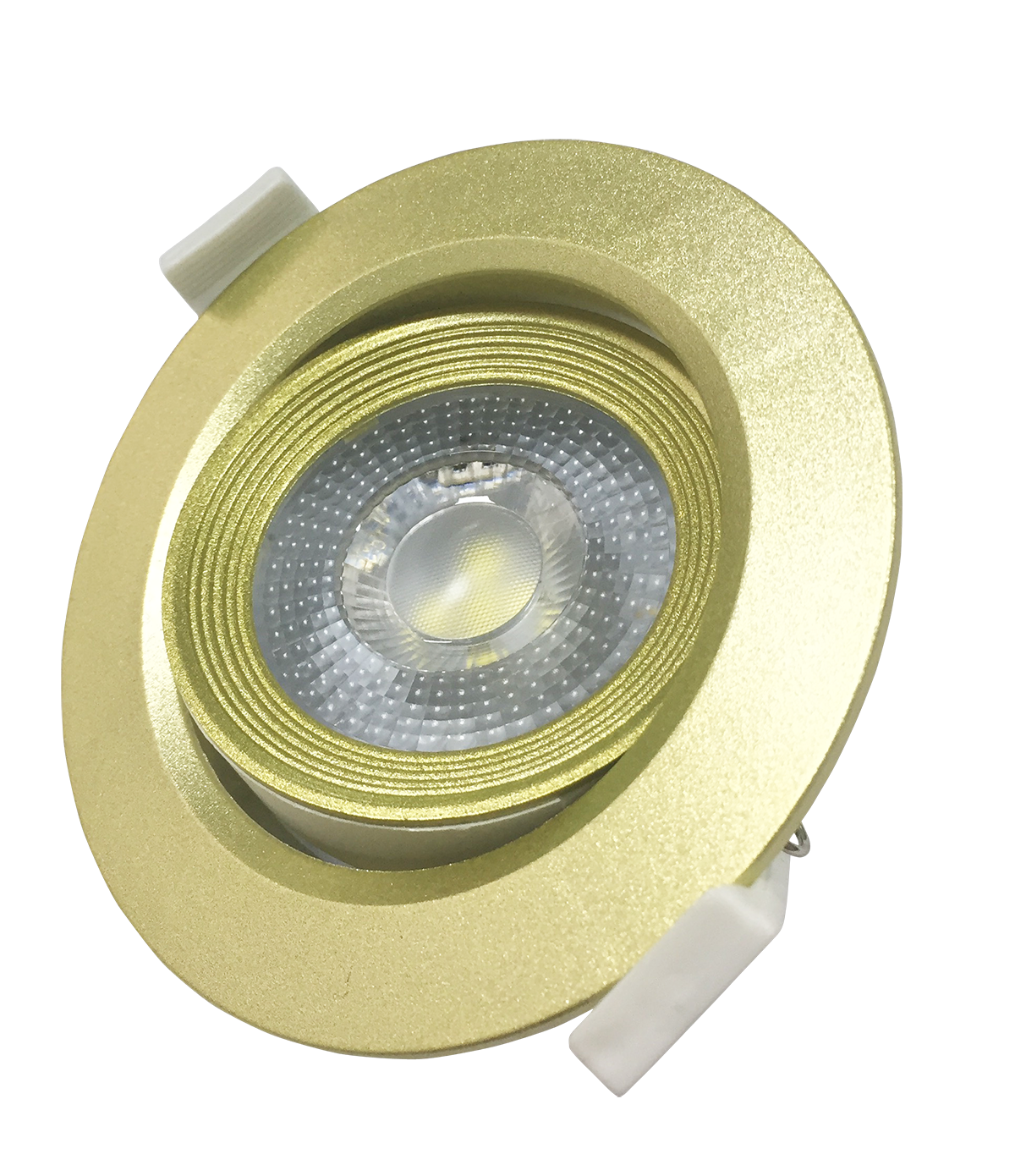 Точечный светодиодный светильник PSP-R 9044 7W GOLD 3000K 38° круг/поворот IP40 .5022911 JazzWay