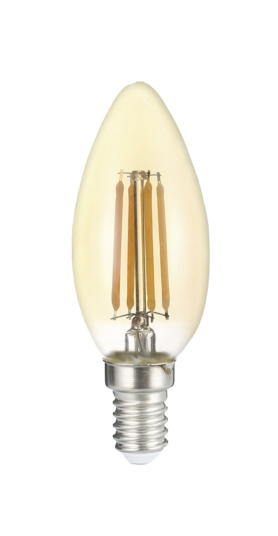 Лампа Светодиодная OMNI (филамент) PLED OMNI C35 6w E14 3000K Gold 230/50 .5020634 JazzWay