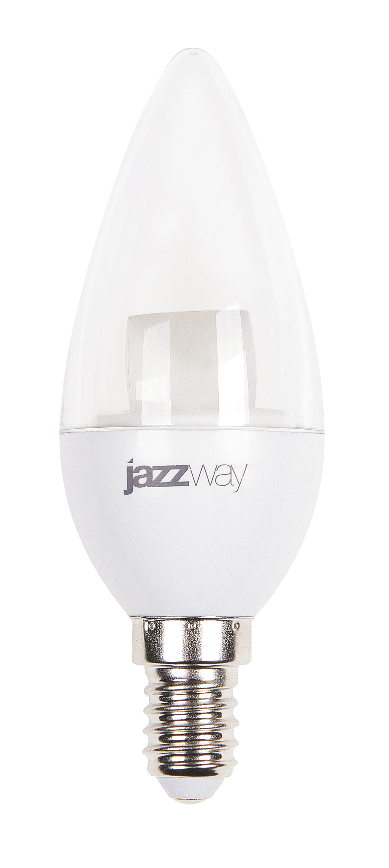 Лампа Светодиодная POWER PLED- SP CLEAR C37 7w CL 3000K 540 Lm E14 .2853097 JazzWay