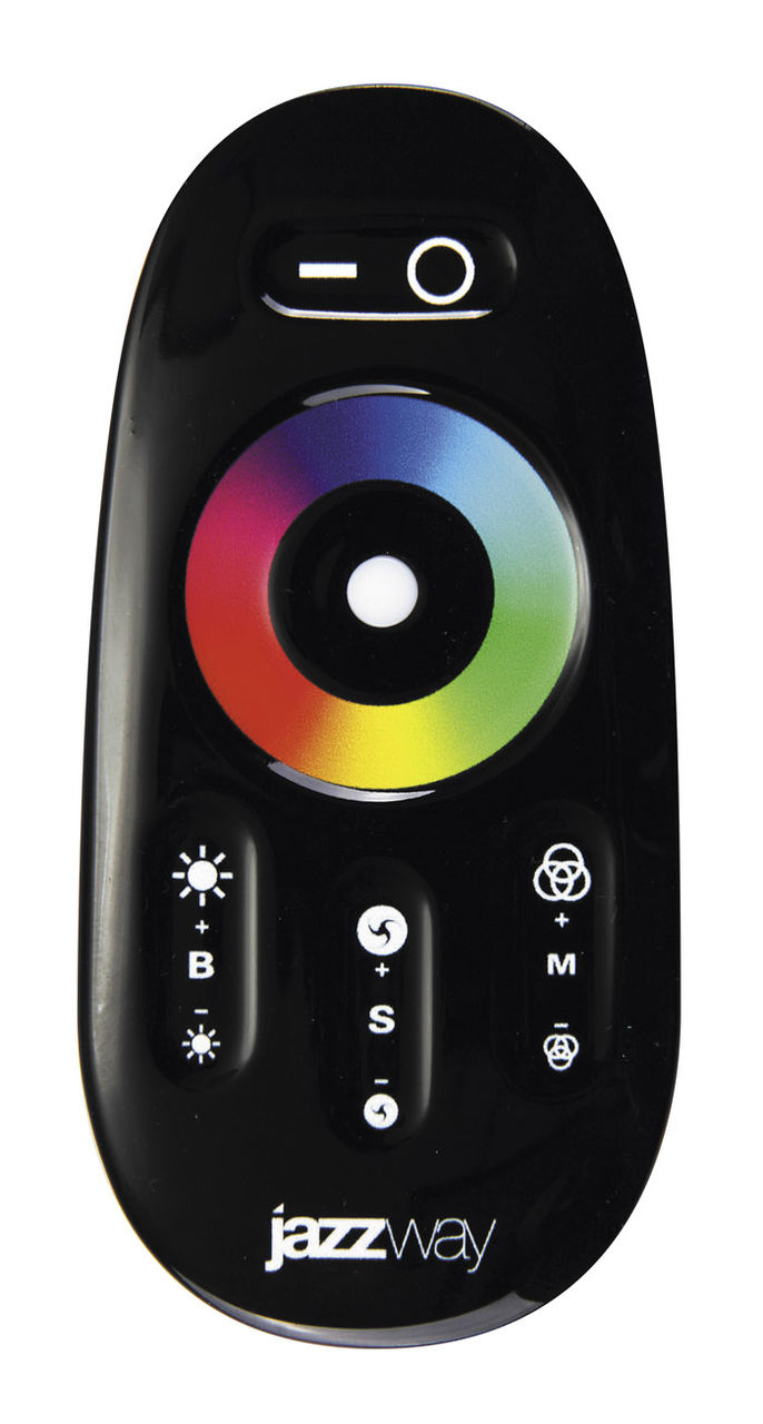 Контроллер RGB PRC-4000RF BL (черный) 12/24V 216/432Вт .1019295 JazzWay