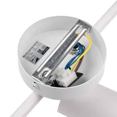 Светильник декоративный под лампу PCL 0403 3xGU10 WH 230V IP20