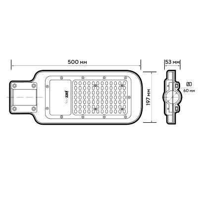 Светильник светодиодный консольный PSL 07 120w