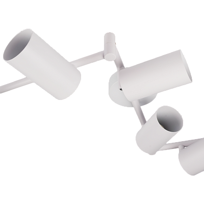 Светильник декоративный под лампу PCL 0606 6xGU10 WH 230V IP20