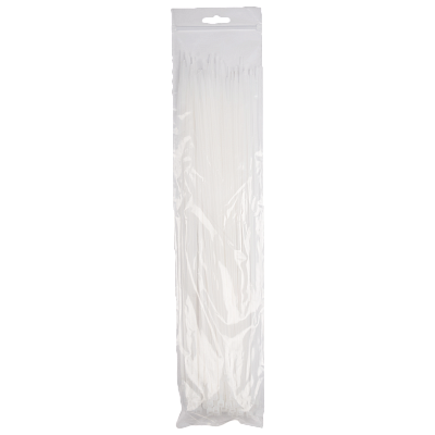 Кабельная стяжка PCT 3,6x350-100WH PA6.6 Jazzway (100 шт/уп) 