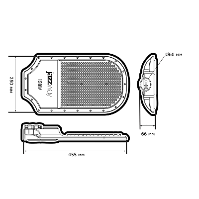 Светильник светодиодный консольный PSL 05-2 150w