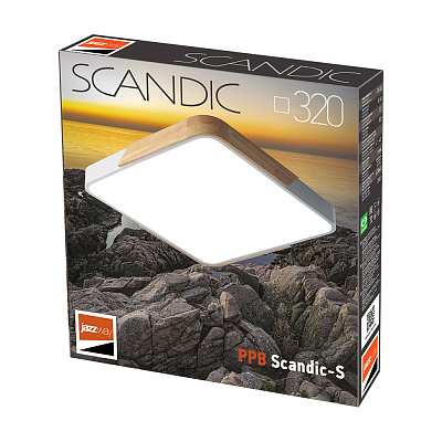 Светильник светодиодный потолочный PPB Scandic-S 36w 4000K GR/W IP20