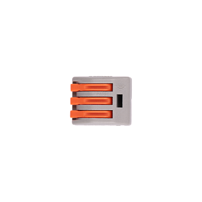 Клемма монтажная СМК PTC-3P 222-413 450V 32A 0,08-2,5(4.0)mm2 /50шт./Jazzway 