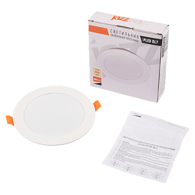 Cветильник светодиодный встраиваемый PLED DL7 10W 3000K WH IP54