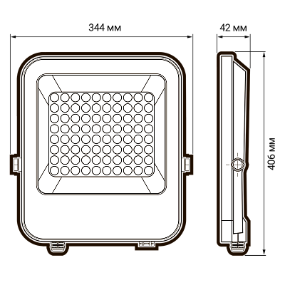 Прожектор светодиодный PFL-S4-300w